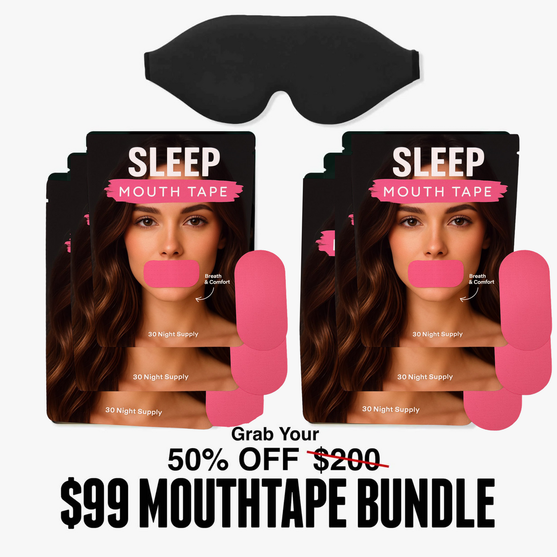 Mouth Tape Bundle + Blindfold